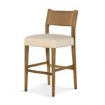 Product Image 1 for Ferris Top Grain Leather Stool - Winchester Beige from Four Hands