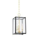 Product Image 1 for Chaselton 3-Light Aged Brass Lantern from Hudson Valley