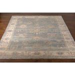 Product Image 2 for KhoGlobal Hand-Knotted Geometric Tan Sage / Dusty Blue Rug - 2' x 3' from Surya