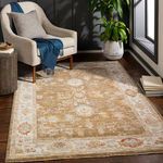 Product Image 3 for Avant Garde Woven Golden / Light Beige Rug - 6'7" Round from Surya