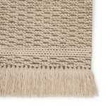 Product Image 4 for Soleil Indoor / Outdoor Solid Beige / Dark Taupe Area Rug from Jaipur