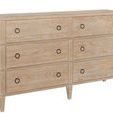 Product Image 3 for Modern Farmhouse 6 Drawer Dresser from Universal Furniture