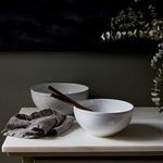 Product Image 2 for Friso Small Stoneware Serving Bowl - White from Costa Nova