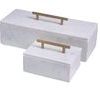 Product Image 4 for Marble Box And Lid With Metal Handle from BIDKHome