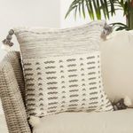 Product Image 5 for Calvert Tribal Gray/ Ivory Indoor/ Outdoor Pillow from Jaipur