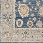 Product Image 2 for Ghazni Hand-Knotted Wool Dark Blue / Beige Rug - 6' x 9' from Surya