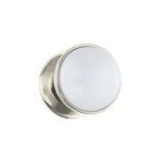 Product Image 1 for Amy 1-Light Modern Circle Polished Nickel Bath Sconce from Mitzi