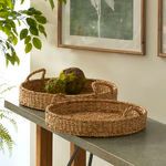 Product Image 2 for Seagrass Round Trays, Set Of 2 from Napa Home And Garden
