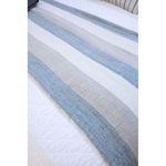 Product Image 3 for Montecito Oversized Throw Blanket - Ocean / Natural from Pom Pom at Home