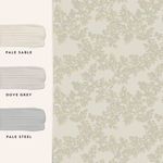 Product Image 4 for Laura Ashley Burnham Dove-Grey Botanical Wallpaper from Graham & Brown