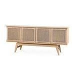 Product Image 1 for Dante Natural Rattan 4-Door Cabinet from Villa & House