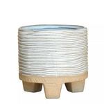 Product Image 6 for Ramos Horizontal Stripe Cachepot, Stoneware from Homart