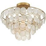Product Image 3 for Bon Vivant Small Semi-Flush Mount from Currey & Company