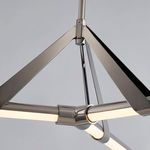 Product Image 3 for Jonas 3-Light Small Chandelier - Black Nickel from Hudson Valley