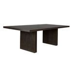 Product Image 2 for Patterson Plank Style Slatted Base Dining Table In Dark Espresso Oak from Worlds Away