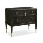 Product Image 1 for Black Wood Modern Good Evening Nightstand from Caracole