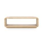 Product Image 2 for Emma Modern Retro Natural Oak Rope-Wrapped Curved Coffee Table from Villa & House