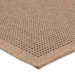 Product Image 2 for Kidal Indoor / Outdoor Solid Brown / Black Rug 4' x 6' from Jaipur