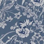 Product Image 1 for Laura Ashley Summerhill Midnight Blue Wallpaper from Graham & Brown