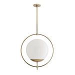 Product Image 7 for Volta Pale Brass Silver Steel Pendant from Arteriors