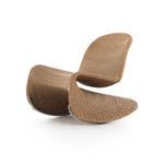 Product Image 1 for Portia Wicker Modern Outdoor Rocking Chair - Vintage Natural from Four Hands