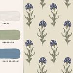 Product Image 4 for Laura Ashley Dandelion Dusky Seaspray Blue Removable Wallpaper from Graham & Brown