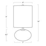 Product Image 4 for Nyx Travertine Mini Lamp from Regina Andrew Design