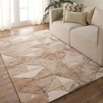 Product Image 5 for Agate Handmade Geometric Taupe/ Cream Rug - 18" Swatch from Jaipur