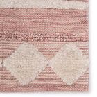 Product Image 8 for Elixir Handmade Geometric Pink/ Ivory Rug By Nikki Chu from Jaipur