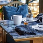 Product Image 3 for Pearl Scalloped Ceramic Stoneware Mug, Set of 6 - White from Costa Nova