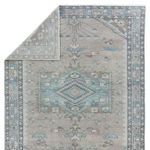 Product Image 5 for Santita Hand-Knotted Medallion Gray/ Blue Rug from Jaipur 