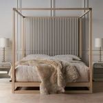 Product Image 7 for Pinstripe Light Sun Drenched Oak King Bed from Caracole