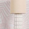 Product Image 3 for Maisie Ruffled Ceramic Table Lamp from Mitzi