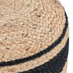 Product Image 2 for Yves 100% Jute 15" Wide Round Natural Pouf from Classic Home Furnishings