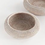 Product Image 2 for Burma Rattan Shallow Display Bowls, Set Of 2 from Napa Home And Garden