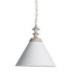 Product Image 1 for Tovah Natural Whitewashed Wood & Iron Pendant from Gabby