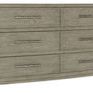 Product Image 1 for Linville Falls Oak Veneer Chimney Gap Six Drawer Dresser from Hooker Furniture