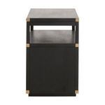 Product Image 5 for Bradley Brushed Black MDF 2-Drawer Nightstand from Essentials for Living