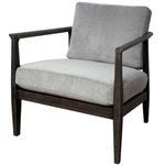 Product Image 7 for Brunei Modern Gray Accent Chair from Uttermost