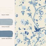 Product Image 3 for Laura Ashley Summer Palace Royal Blue Botanical Wallpaper from Graham & Brown