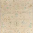 Product Image 1 for Antalya Hand-Knotted Wool Beige / Teal Rug - 2' x 3' from Surya