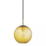 Product Image 1 for Rousseau 1 Light Pendant Light Amber Glass from Hudson Valley