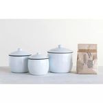 Product Image 3 for White Kitchen Canister Set from Creative Co-Op