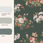 Product Image 4 for Laura Ashley Rosemore Fern Floral Wallpaper from Graham & Brown