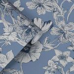Product Image 2 for Laura Ashley Summerhill Midnight Blue Wallpaper from Graham & Brown