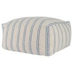 Product Image 1 for Demi Square Striped Pouf from Classic Home Furnishings