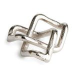Product Image 1 for Kade Rounded-Edge Silver Knot Sculpture from Napa Home And Garden