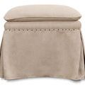 Product Image 5 for Draped Ottoman from Sarreid Ltd.