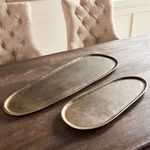 Product Image 4 for Rosaline Decorative Antique Brass Trays, Set of 2 from Napa Home And Garden