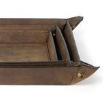 Product Image 5 for Derby Leather Tray Set - Brown from Regina Andrew Design